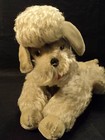 Vintage 1950s Steiff 14   snobby  Beige Mohair Poodle