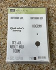 Stampin Up Lot Of 3 Rubber   Acrylic Stamp Sets 2 New 1 Slightly Used  read 