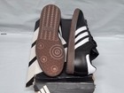 Ads-27   adidas Samba Shoes  Black  Size  7us Men-8us Women  New box Damaged