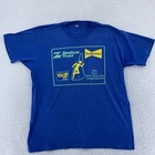 Vintage Budweiser Running New England Shirt Mens Large 10km Tac 1989 Beer Race