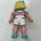 1994 Fisher Price Loving Family Dollhouse Blond Girl Doll In Pink White Bloomers