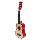 Starter Acoustic Guitar Soprano Ukulele 21inch 6 String Acoustic Guitar