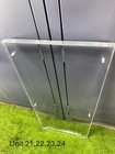 Bullet Proof Ballistic Acrylic Large Teller Window  21  W X 45 h Bulletproof