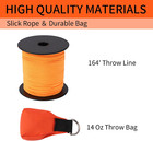Professional Arborist Throw Line Kit With 14oz Weight And 164  Rope