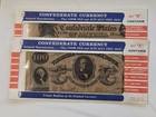 Confederate Currency Antique Reproductions Set A   Set B