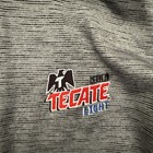 Tecate Light Cervaza Port Authority Zip Up Jacket Size  Xl  gray 