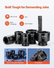 1 In Drive Impact Socket Set  21 Piece  6 Point Shallow Impact Sockets  Sae  1-5