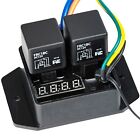 Digital Adjustable Thermostat Probe Electric Radiator Fan Temperature Switch Kit