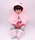 Cloth Body 22  Reborn Baby Dolls Lifelike Toddler Newborn Poseable Realistic Toy