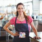 Server Book  Waitress Book  Leather Server Book Organizer With Double Zippered P