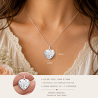 Heart-shaped Tree Of Life Locket Necklace Solid Silver  love You Always 
