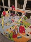 Infant Tummy Time Play Mat Gym With Hanging Toys Baby Activity Center