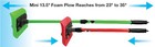 18849 35 Mini Arctic Plow Telescoping Snow Broom   Colors May Vary 