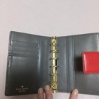 Kate Spade Red Leather 6-ring Planner Organizer Agenda Personal Size Diary