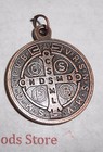 Medalla De San Benito - St Benedict -lg Antique Copper-tone Jubilee 1 1 4  Medal