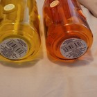 Everyday Lemon   Orange Plastic Tumblers Set Of 2  20oz  With Lids   Straws