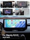 Roadanvi 12 3  Car Radio For Toyotarav4 2019-2022 Carplay Android Auto 2k Qled