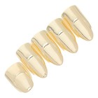 5pcs Nail Rings  Adjustable Punk Nail Rings For Women - Metal Fingernail
