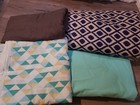 Lot  Of Yards Of Cotton   Blend Fabric For Hobby Craft Diy Sewing Projects 16