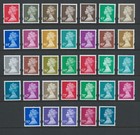 Elliptical  y  Machins 1p  y1667  To   1 46p  y1745  Set 82 Values Un mint  79 95