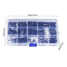 320pcs M2 Nylon Hex Spacer Standoff Kit Male Female Screw Nut Threaded Pillar He