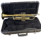 Vintage Selmer Bundy Bb Trumpet Designed By Vincent Bach Hard Case 7c Mouthpiece