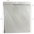 White Plastic Record Dividers 12 1 2 X 13 7 8  tall  For 12  Lp Vinyl 33 Rpm