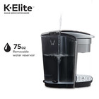Keurig K Elite Single Serve Coffee Maker Temperature Control - Silver