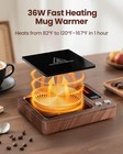 Coffee Mug Warmer  36w Fast Heating  5 Temp Settings  0 5-9h Timer  For Water   