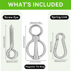 2 Sets Horse Tie Ring  Tie Ring For Horses 304 Stainless Steel  Horse Training