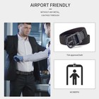 Tsa Approved Hypoallergenic Nickel Free Non Metal Belt For Men Elastic Stretc   