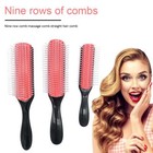 Denman Brush Hair 9-rows Detangling Hair Brush Denman Detangler Hairbrush Scalp