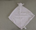 Sleeping Lamb Lovey 12  X 12  White Soft Security Blanket Angel Dear