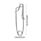 10x Stainless Steel Longline Snap Clips 100mm Fishing Tuna Shark Float Line Clip