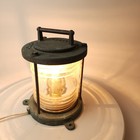 Vintage Perko Marine Lantern Lamp   Nautical Cast Bronze Ship Boat Light Working