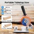 Mini Table Saw 4in 0-45 Miter Saw Portable Small Hobby Chop Saw Cutting Machine