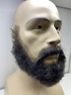 Realistic Fake Beard And Moustache Set  Human Hair  Hand Knotted For Film 