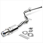 For 06-11 Honda Civic Ex lx dx 4  Burnt Tip Muffler Stainless Catback Exhaust