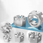 304 316 Stainless Steel Hexagon Slotted Castle Nuts Gb6181 gb6178 M6 M8 M18 M20