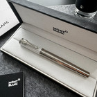 Silver Montblanc Great Characters Mohammad Ali Collectibles Rollerball Pen W Box