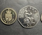 1988 Uk Deluxe Proof Coin Collection 7 Coin Year Set Loose World Foreign England