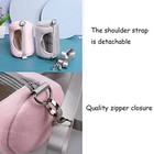 Pet Carrier Bag With Adjustble Shoulder Strap Hamster Travel Cage Small Pink