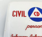 Civil Defense First Aid Kit Vintage 1959 Johnson   Johnson Nos