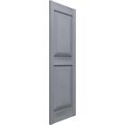 Ekena Millwork Raised Panel Shutters Pair 14-3 4  W X 71  H Paintable Vinyl