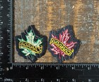Vintage Canada Maple Leaf Canadian Travel Souvenir Sew-on Patches Nos 1970s