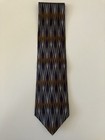 Fashion Neckwear Men s Necktie Tie Silk Satin Gray Purple Brown Geometric 57 