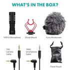 Movo Vxr10 3 5mm Shotgun Mic For Cameras   Smartphones With Rycote Shock Mount