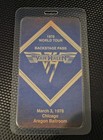 Van Halen 1978 World Tour Backstage Pass March 3  1978 Chicago Aragon