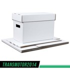 Comic Books Storage Boxes White Short Holds 150-175 Stackable Durable Archive