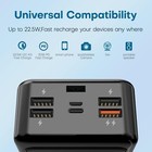 Portable Charger 50000mah Power Bank 22 5w Usb C Fast Charging External Batte   
